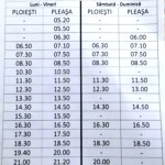 Modificare orar - print screen