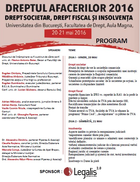 Programul Conferintei